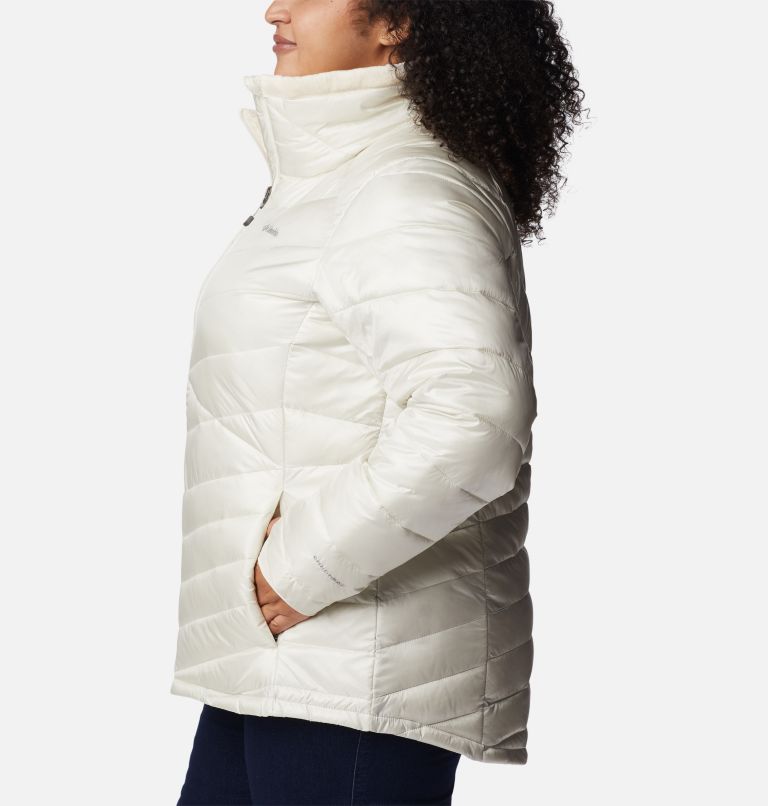 Thumbnail: Women's Joy Peak Omni-Heat Infinity Insulated Jacket - Plus Size, Color: Chalk, image 3