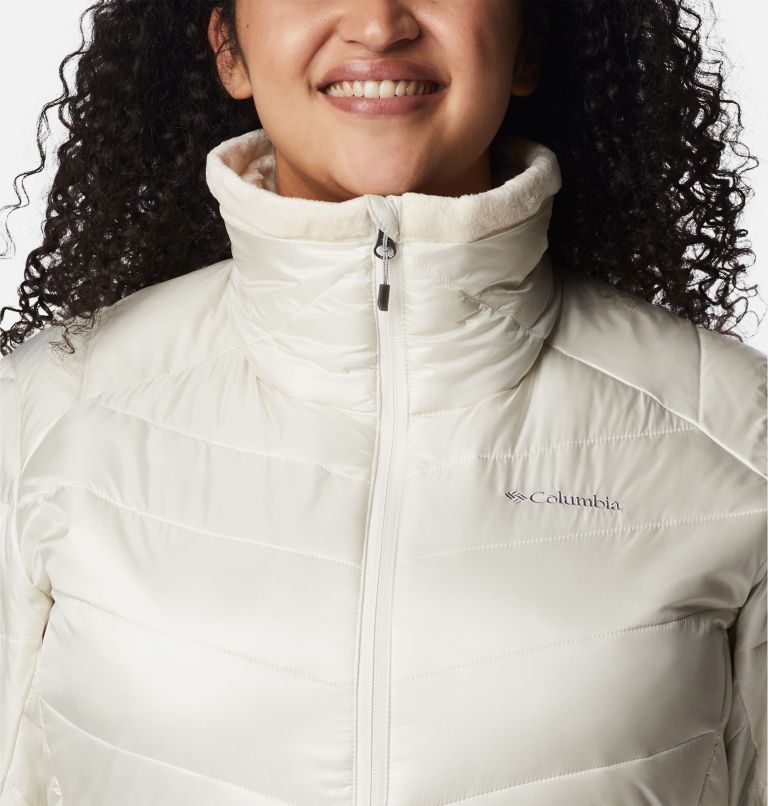 Women's Joy Peak Omni-Heat Infinity Insulated Jacket - Plus Size, Color: Chalk, image 4