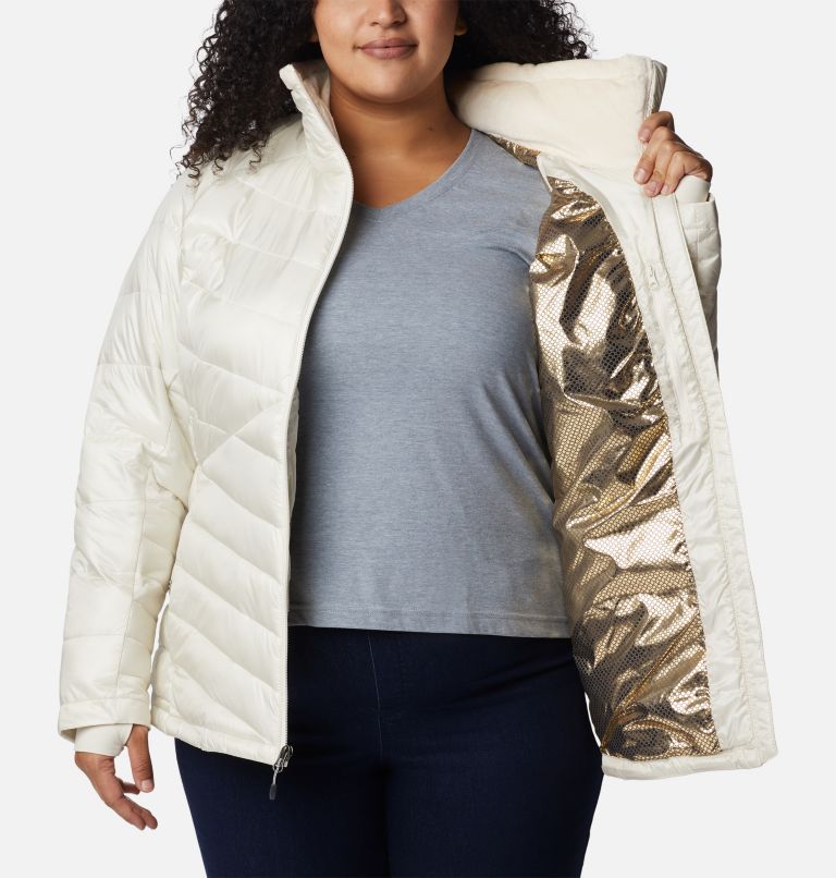 Women's Joy Peak Omni-Heat Infinity Insulated Jacket - Plus Size, Color: Chalk, image 5