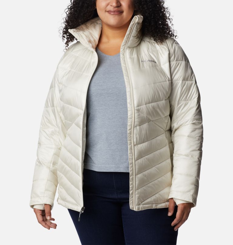 Women's Joy Peak Omni-Heat Infinity Insulated Jacket - Plus Size, Color: Chalk, image 8