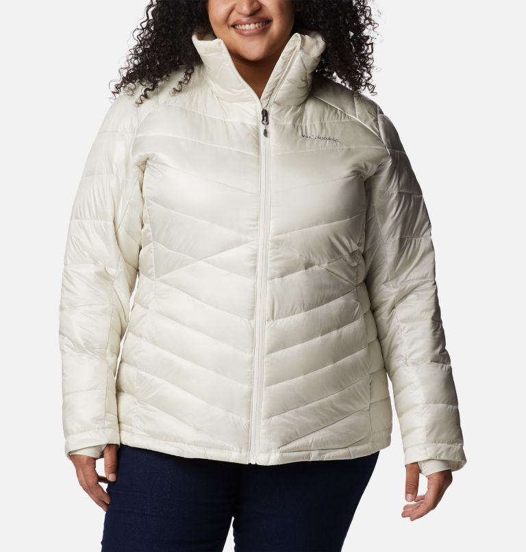 Thumbnail: Women's Joy Peak Omni-Heat Infinity Insulated Jacket - Plus Size, Color: Chalk, image 1