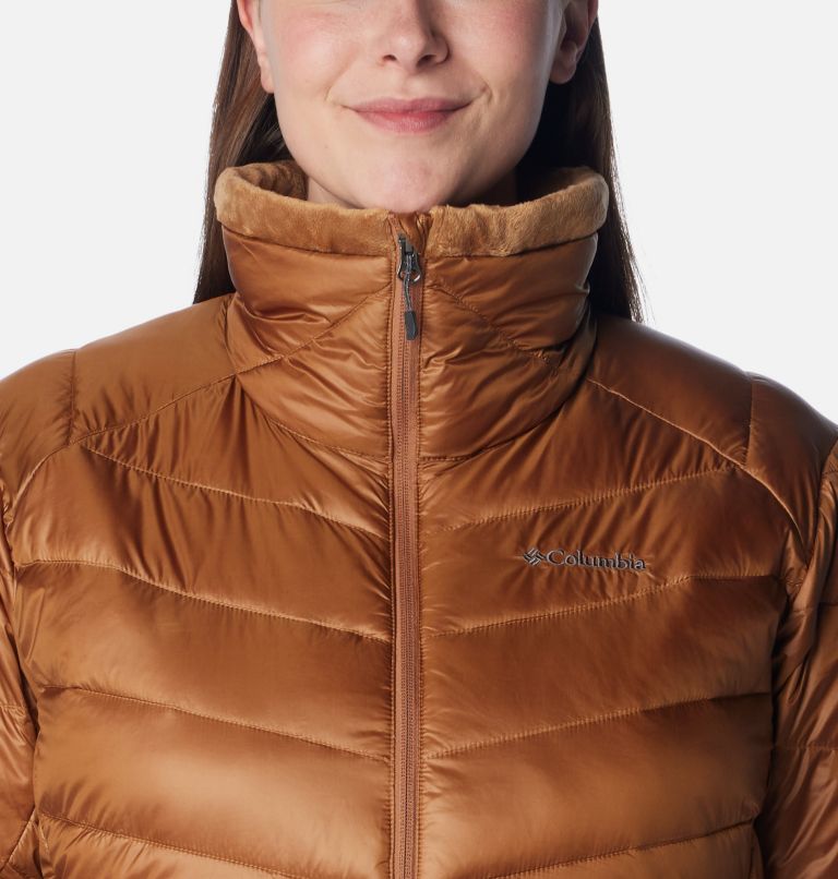 Thumbnail: Women's Joy Peak Insulated Jacket - Plus Size, Color: Camel Brown, image 4