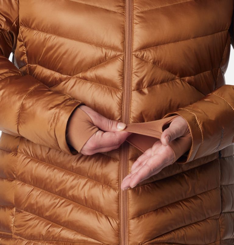 Thumbnail: Women's Joy Peak Insulated Jacket - Plus Size, Color: Camel Brown, image 7