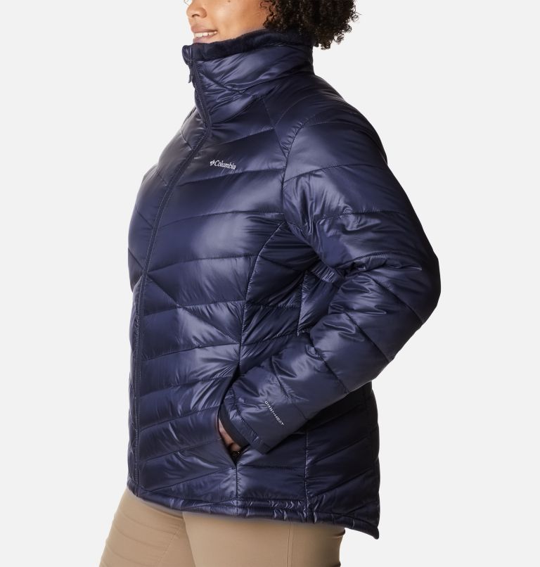 Thumbnail: Women's Joy Peak Omni-Heat Infinity Insulated Jacket - Plus Size, Color: Dark Nocturnal, image 3