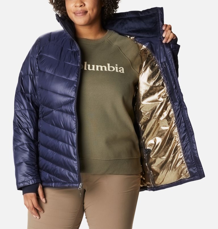 Women's Joy Peak Omni-Heat Infinity Insulated Jacket - Plus Size, Color: Dark Nocturnal, image 5