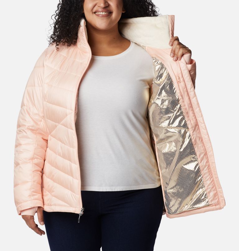 Thumbnail: Women's Joy Peak Omni-Heat Infinity Insulated Jacket - Plus Size, Color: Peach Blossom, image 5