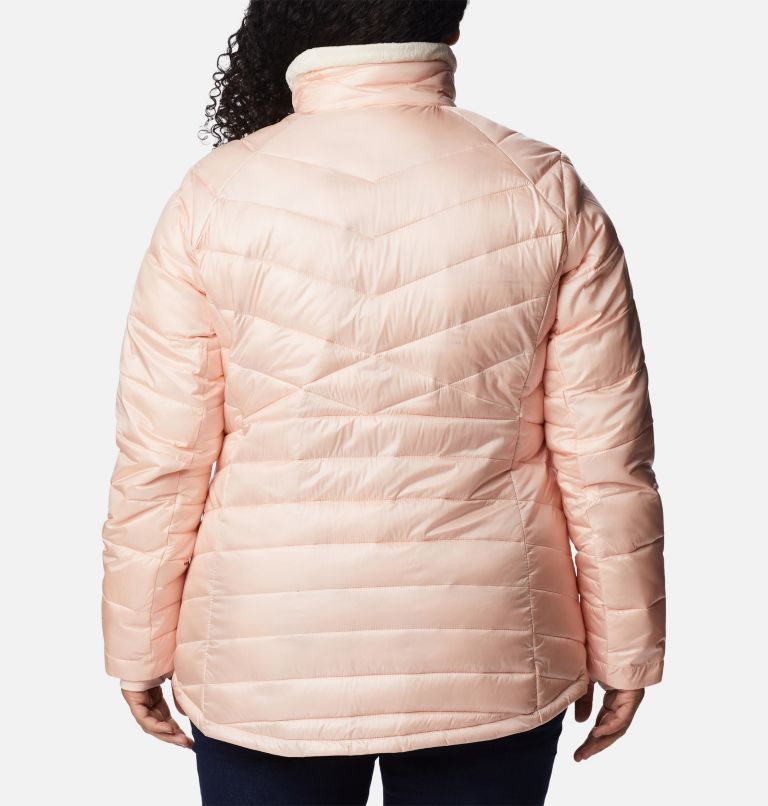 Thumbnail: Manteau Joy Peak pour femme - Grandes tailles, Color: Peach Blossom, image 2