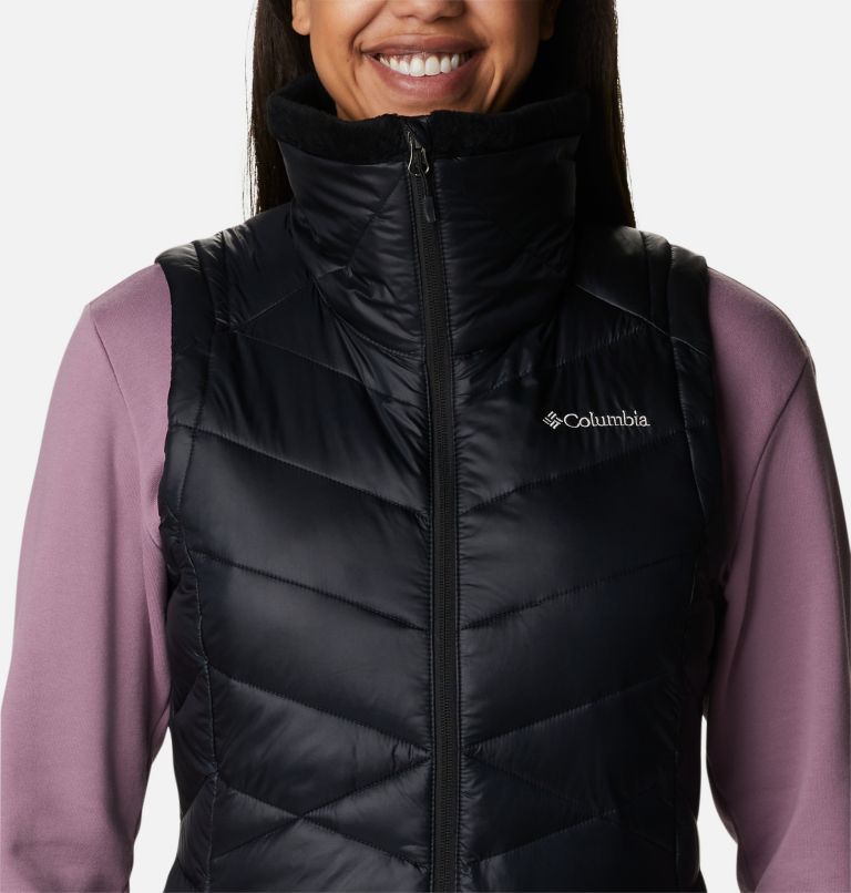 Women's Joy Peak Insulated Vest, Color: Black, image 4
