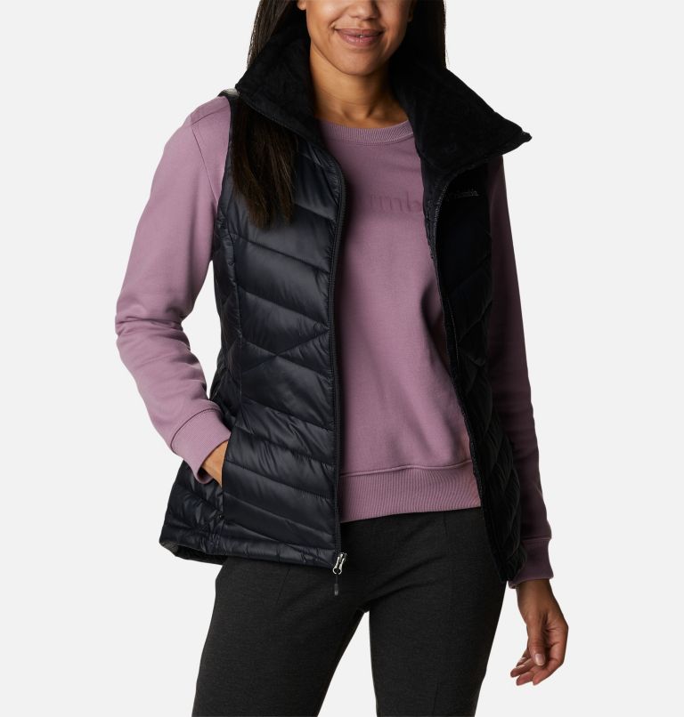 Women's Joy Peak Insulated Vest, Color: Black, image 8