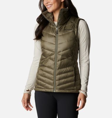 Columbia Womens Hakatai Fleece Vest Dark Stone | The Sporting Lodge