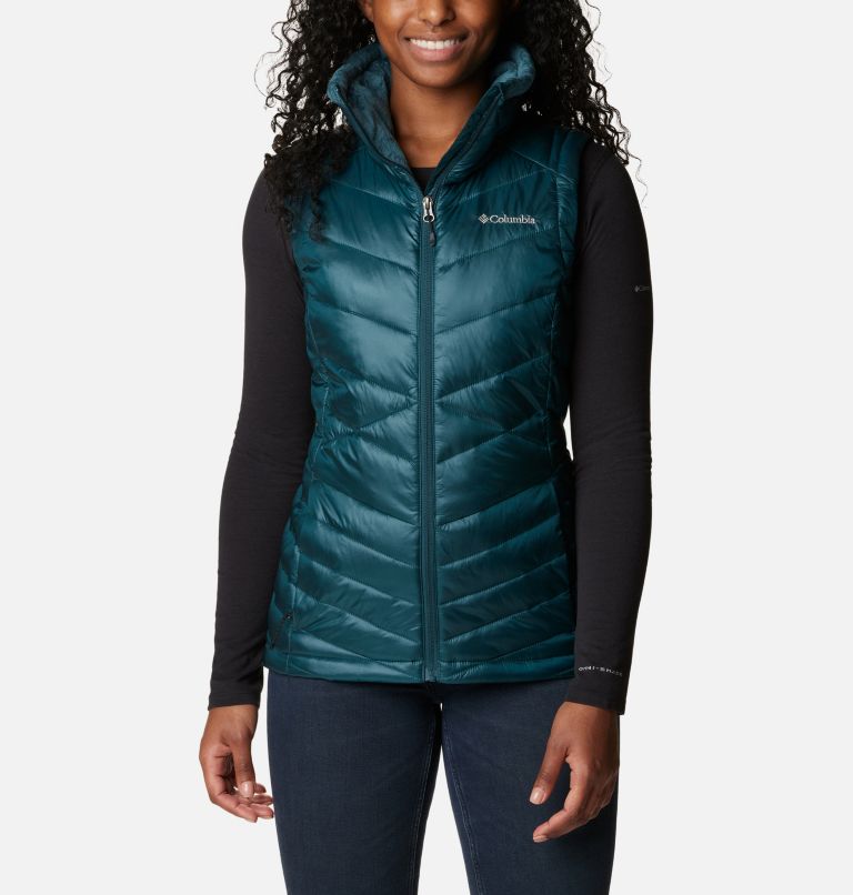 Women's Heated Lightweight Down Vest - Black