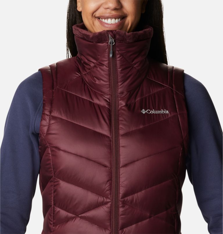 Women's Joy Peak Omni-Heat Infinity Insulated Vest, Color: Malbec