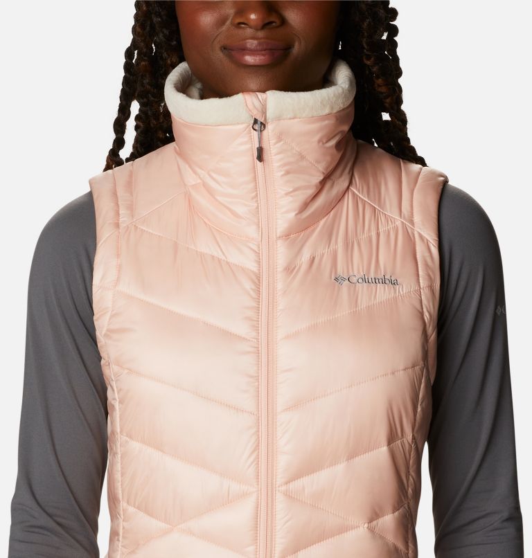 Women's Joy Peak Omni-Heat Infinity Insulated Vest, Color: Peach Blossom, image 4
