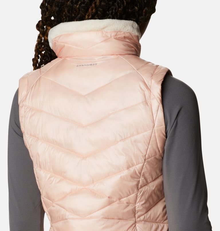Women's Joy Peak Omni-Heat Infinity Insulated Vest, Color: Peach Blossom, image 7