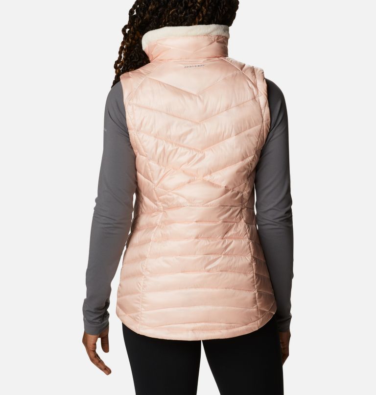 Women's Joy Peak Omni-Heat Infinity Insulated Vest, Color: Peach Blossom, image 2