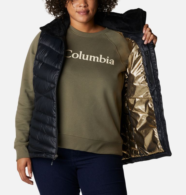 Women's Joy Peak Insulated Vest - Plus Size, Color: Black, image 5