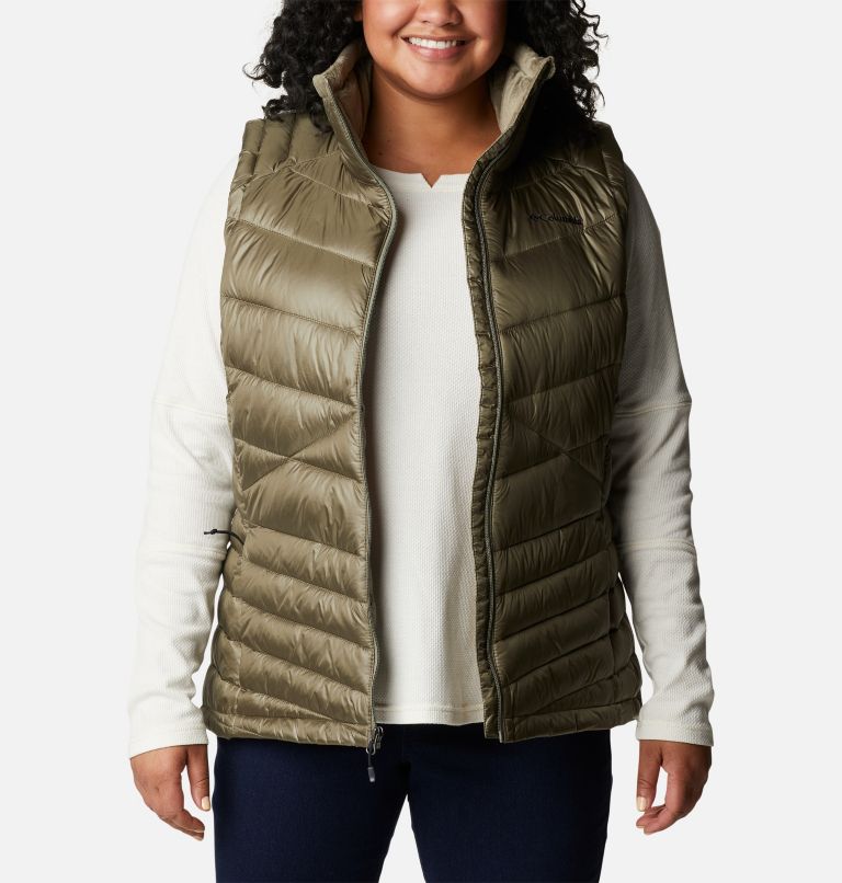 Plus size hotsell packable down vest