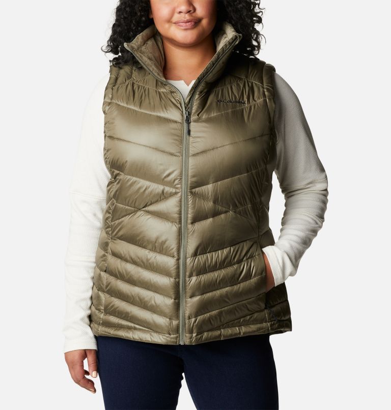 Plus size cheap down vest