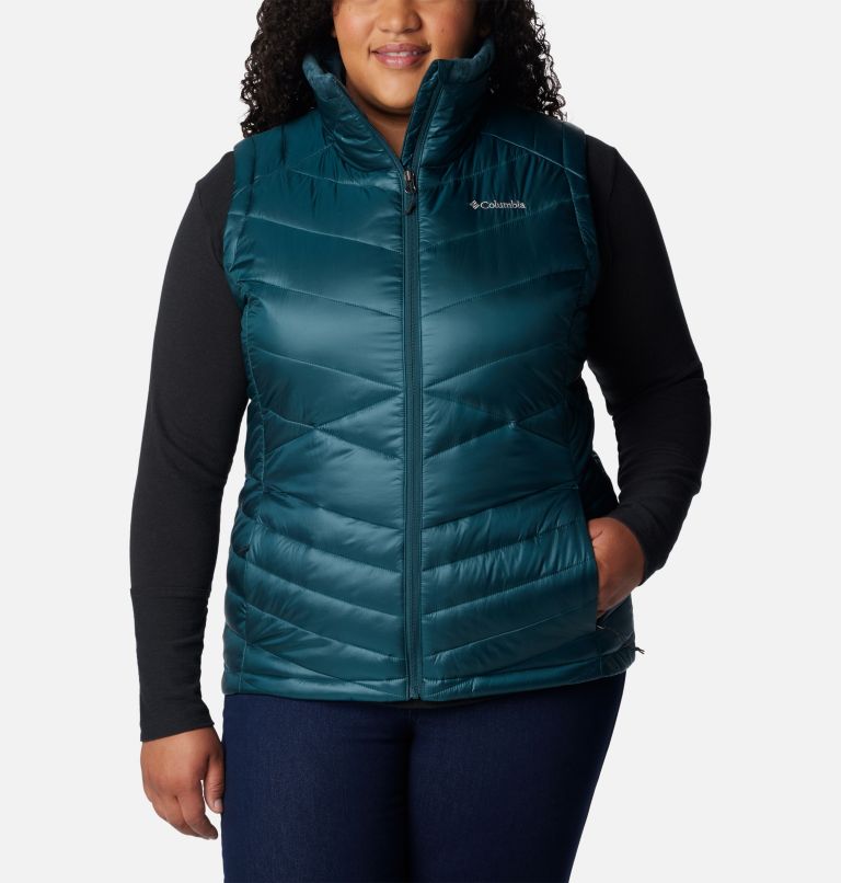 Plus size down on sale vest