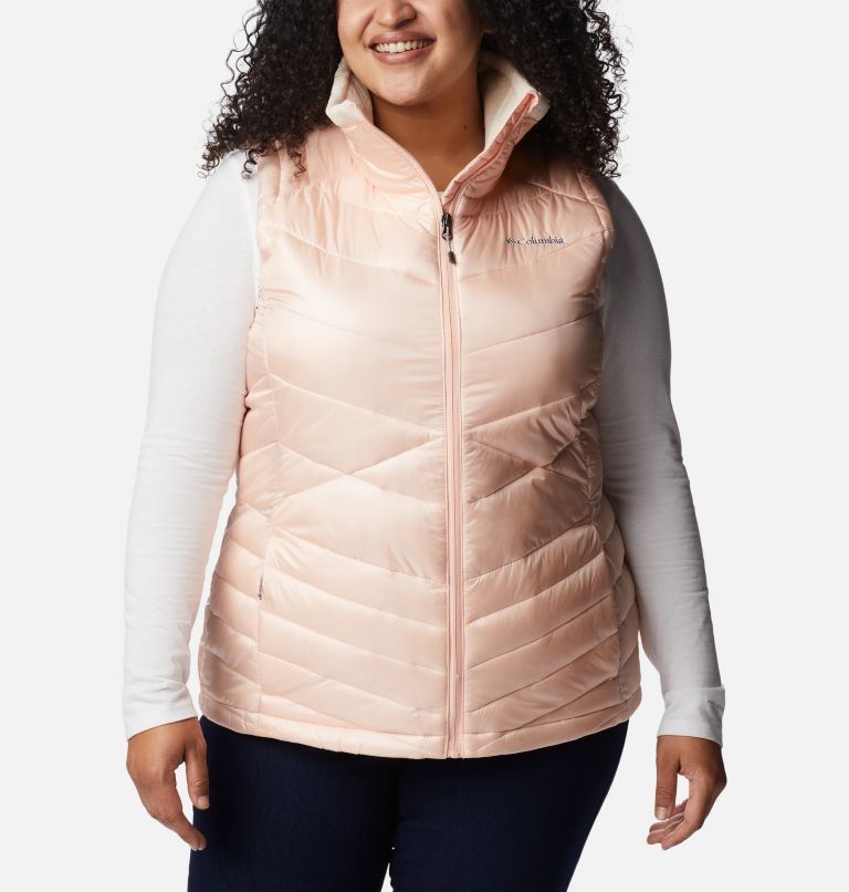 Thumbnail: Women's Joy Peak Omni-Heat Infinity Insulated Vest - Plus Size, Color: Peach Blossom, image 1