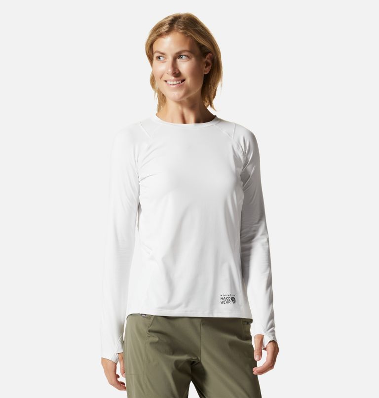 Women's Crater Lake Long Sleeve, Color: Fogbank, image 6