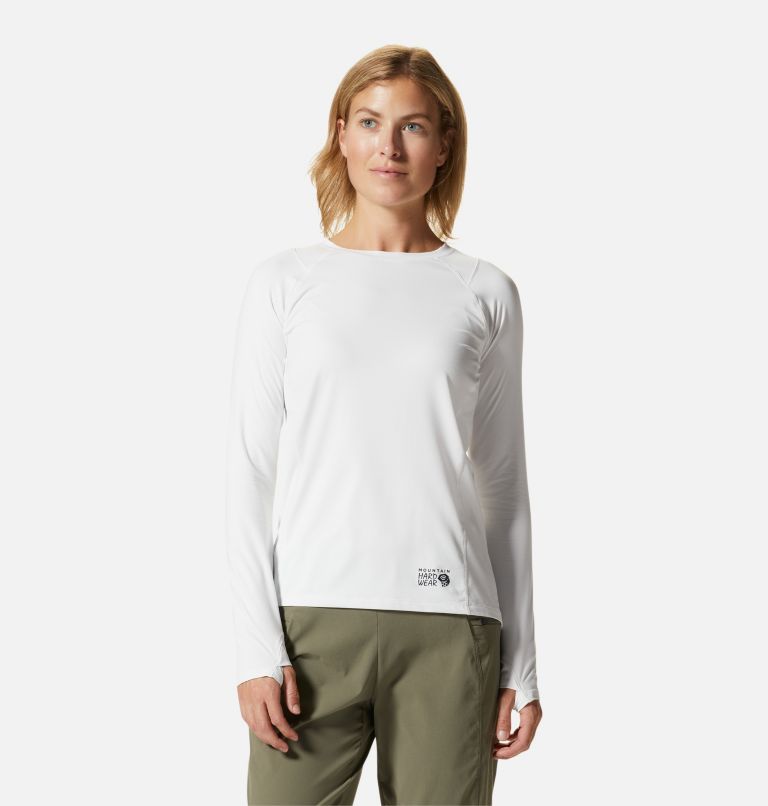 Women's Crater Lake Long Sleeve, Color: Fogbank, image 1