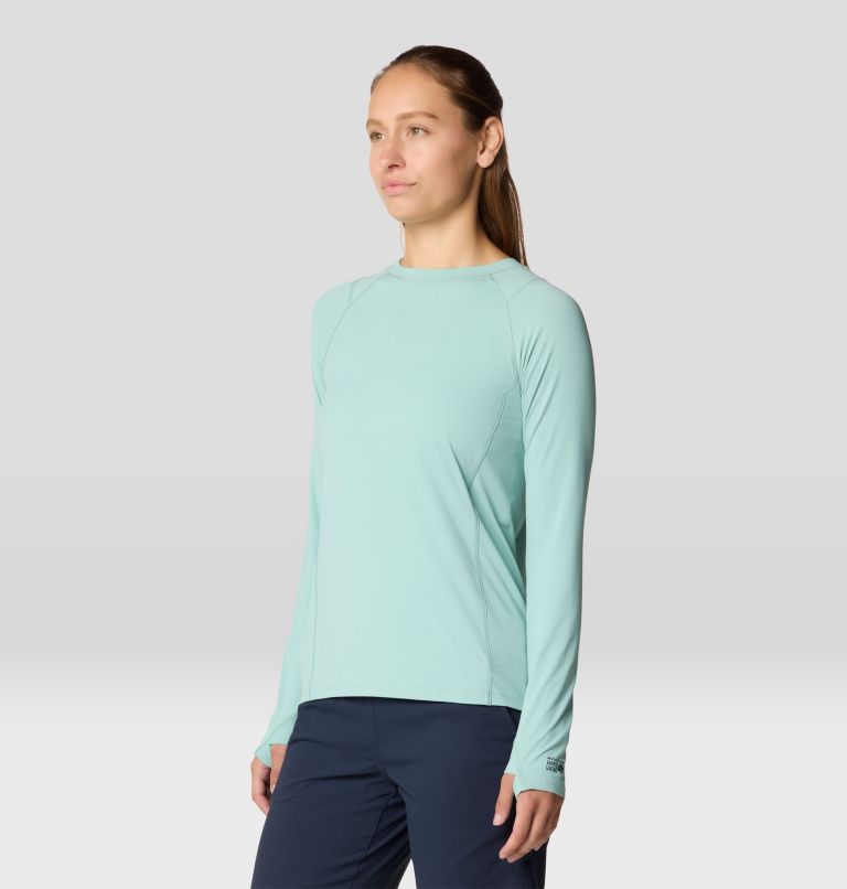 Women's Crater Lake Long Sleeve, Color: Mineral Spring, image 4