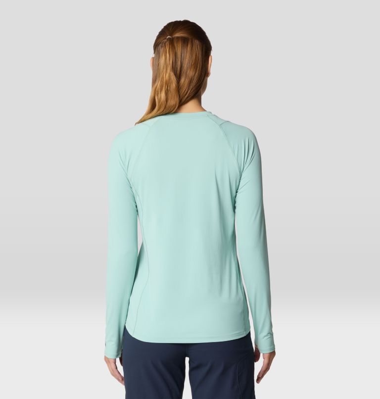 Women's Crater Lake Long Sleeve, Color: Mineral Spring, image 3