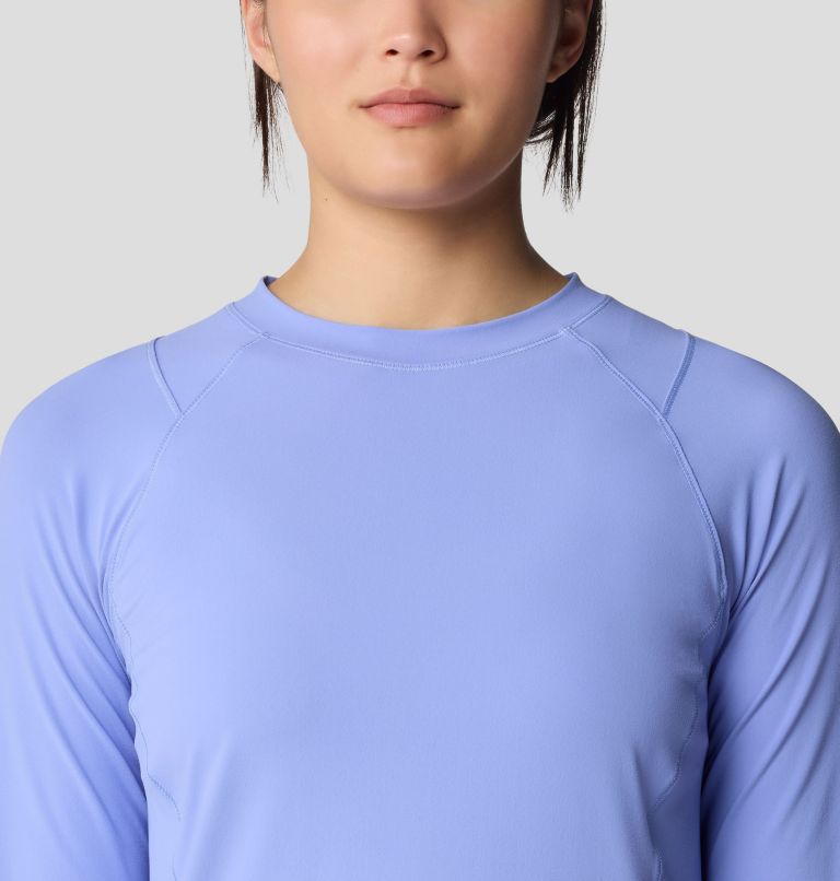 Women's Crater Lake Long Sleeve, Color: Light Illusion, image 4