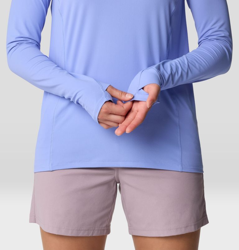 Women's Crater Lake Long Sleeve, Color: Light Illusion, image 5