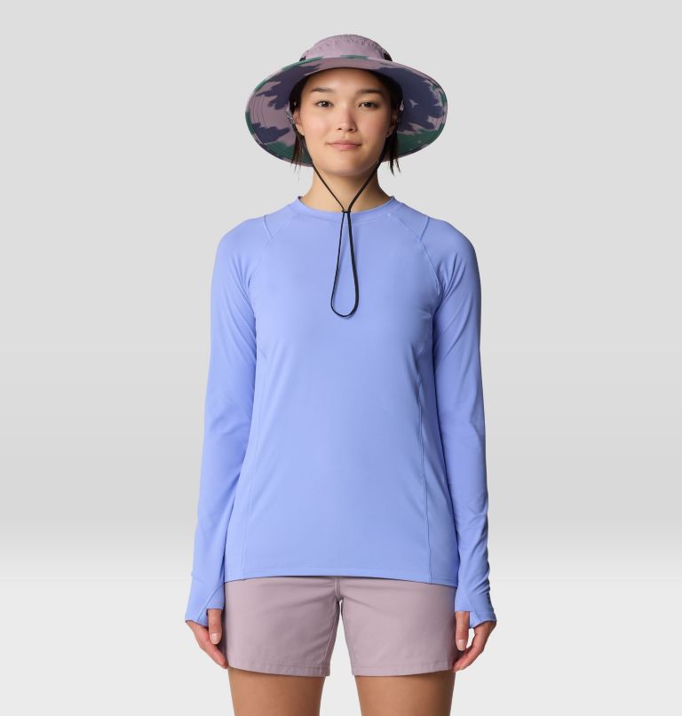Women's Crater Lake Long Sleeve, Color: Light Illusion, image 6