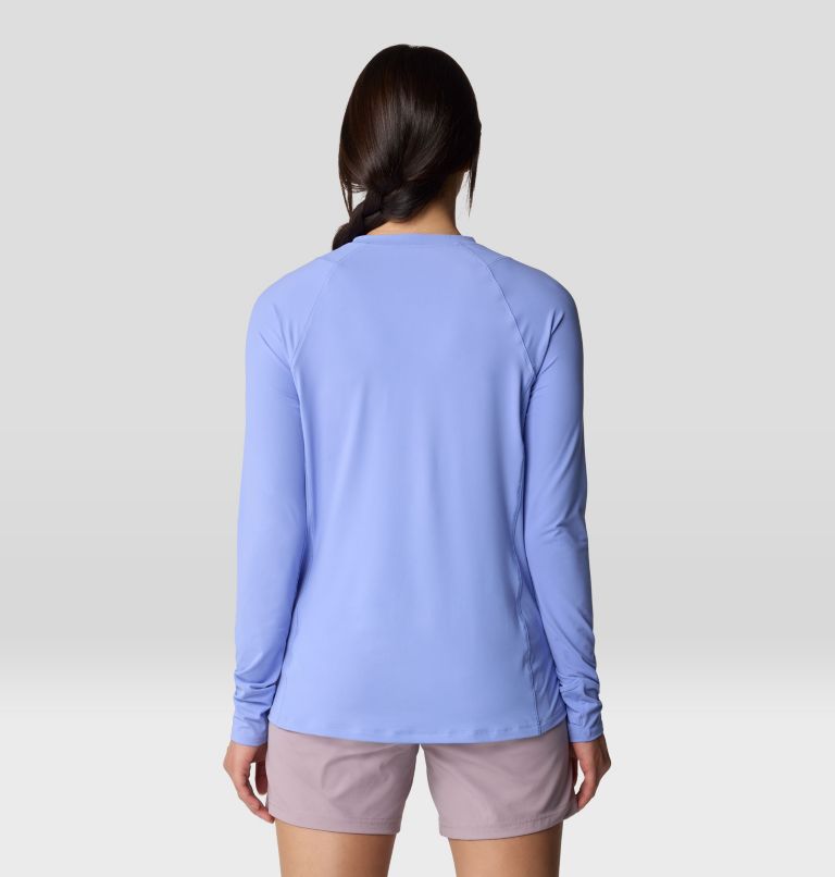 Women's Crater Lake Long Sleeve, Color: Light Illusion, image 2