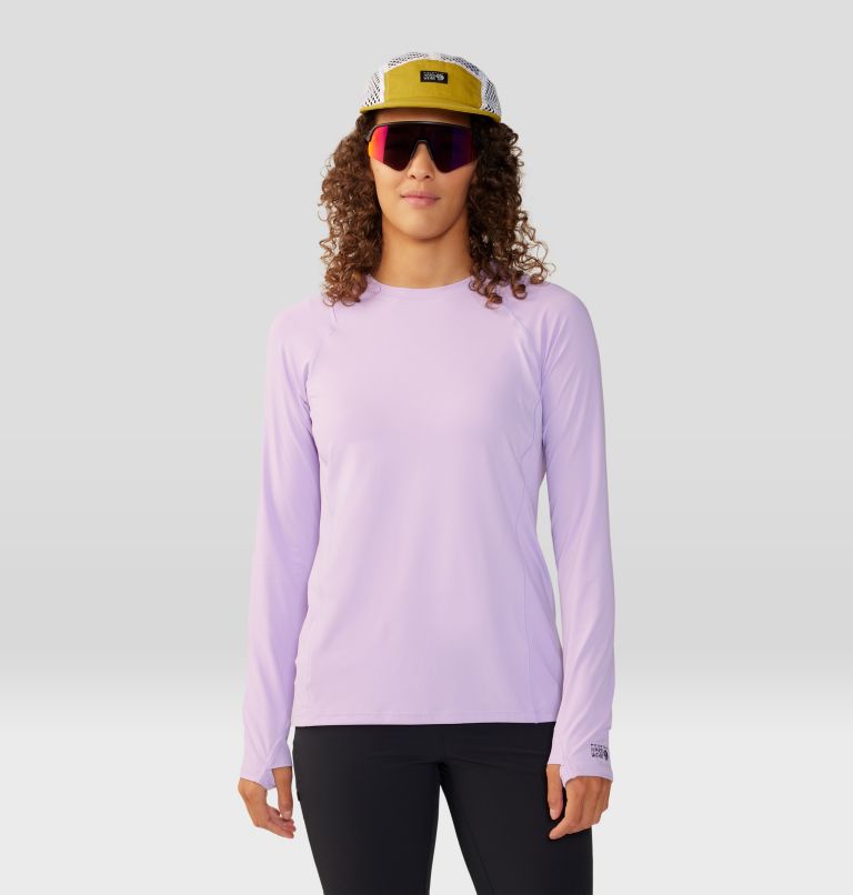 Thumbnail: Women's Crater Lake Long Sleeve, Color: Wisteria, image 6