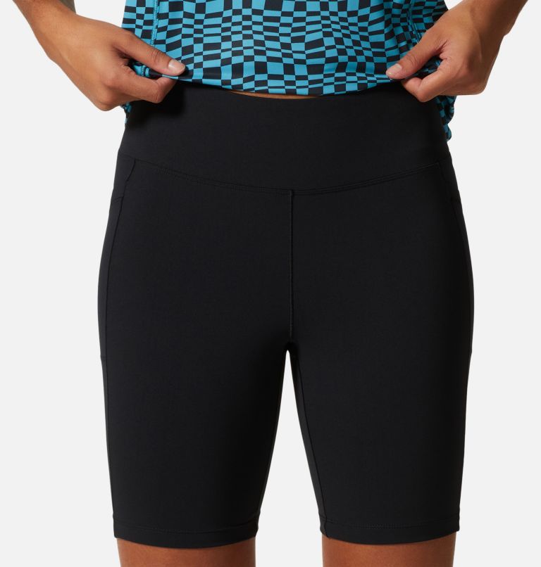 Women's Mountain Stretch Short Tight, Color: Black, image 4