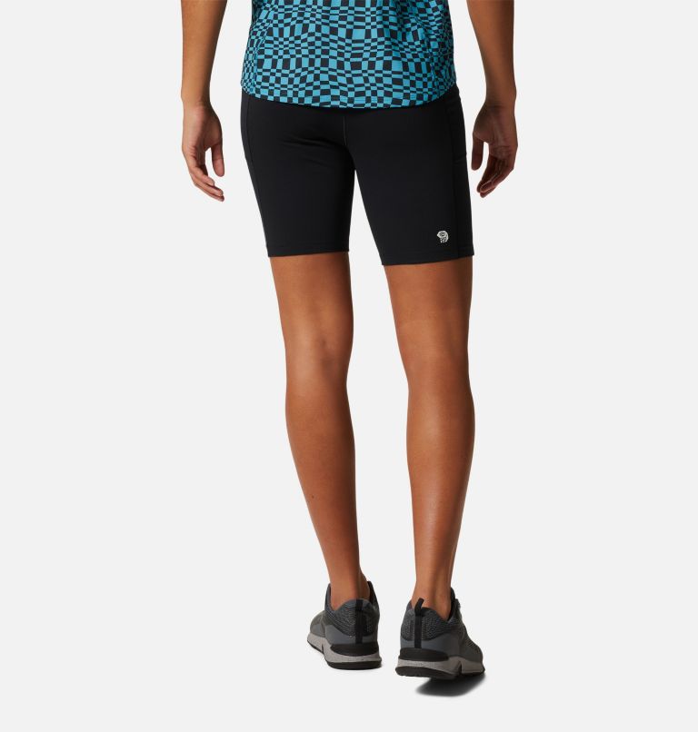 Women's Mountain Stretch High Rise Short Tight, Color: Black, image 2