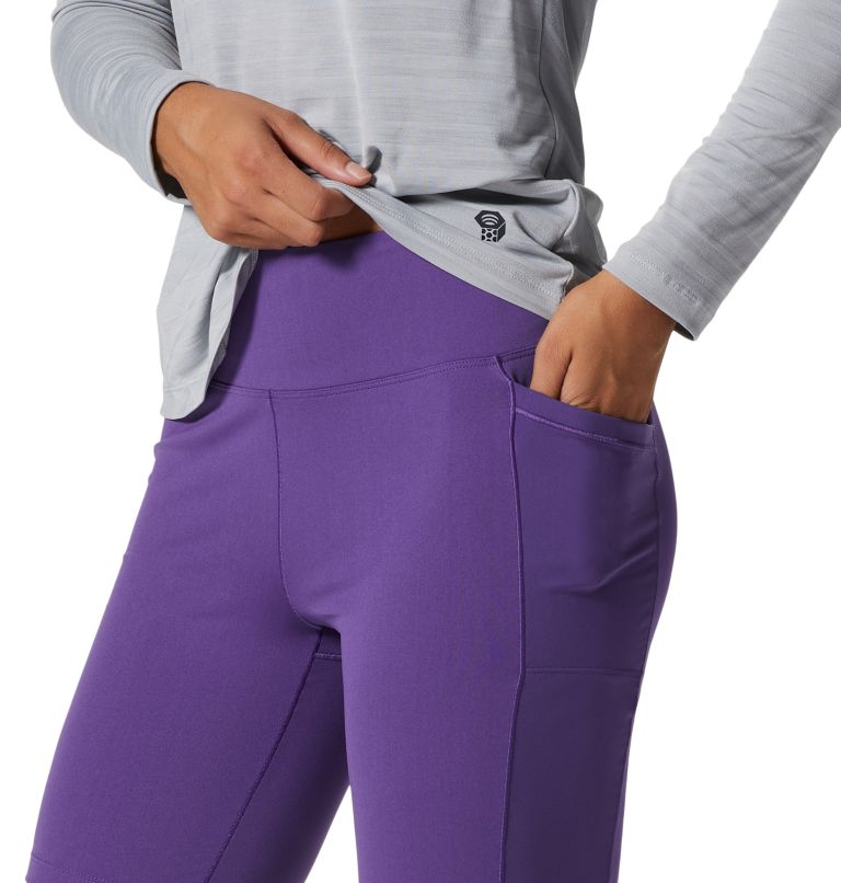 Thumbnail: Women's Mountain Stretch High Rise Short Tight, Color: Purple Jewel, image 6