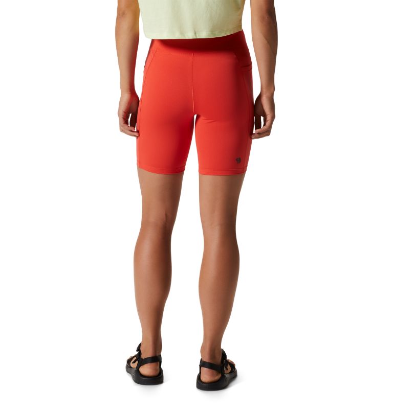 Thumbnail: Women's Mountain Stretch High Rise Short Tight, Color: Summit Red, image 2