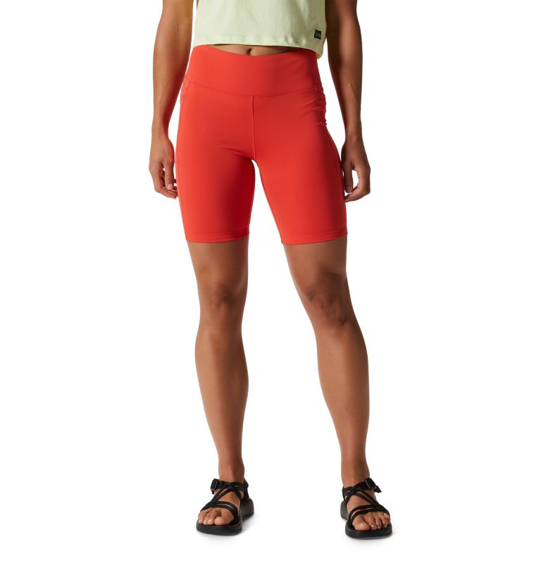 Women's Mountain Stretch High Rise Short Tight, Color: Summit Red, image 1
