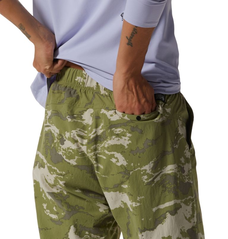Women's Stryder Pant, Color: Light Cactus Crag Camo Print, image 5