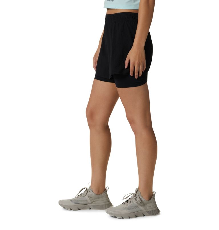Short 2 en 1 Sunshadow Femme, Color: Black, image 3