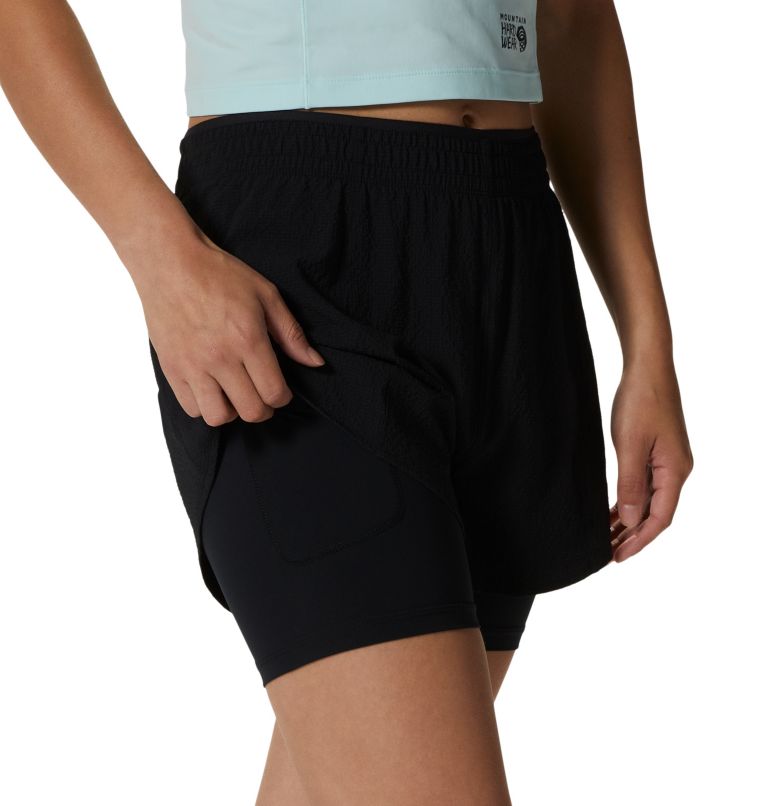 Short 2 en 1 Sunshadow Femme, Color: Black, image 6