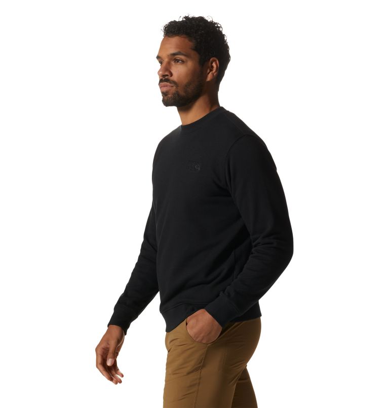 Chandail à col rond MHW Logo Homme, Color: Black, image 3
