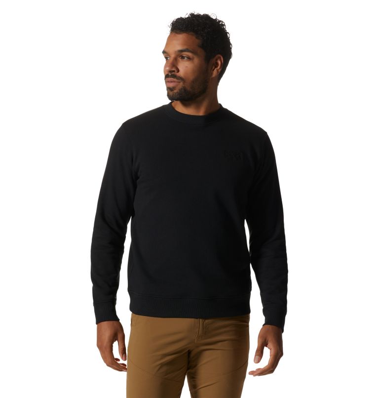 Chandail à col rond MHW Logo Homme, Color: Black, image 1