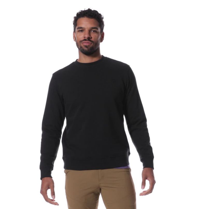 Chandail à col rond MHW Logo Homme, Color: Black