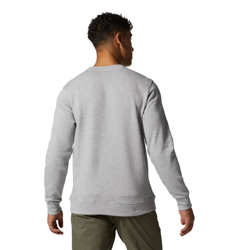 Chandail à col rond MHW Logo Homme, Color: Hardwear Grey Heather, image 2