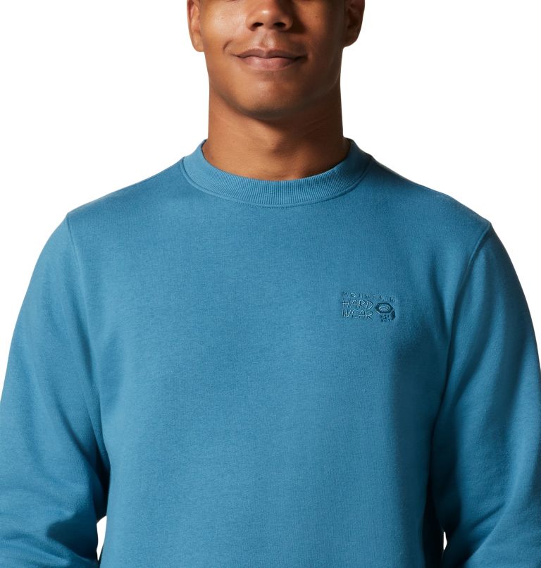 Chandail à col rond MHW Logo Homme, Color: Caspian, image 4