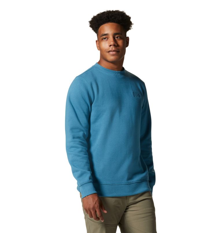 Chandail à col rond MHW Logo Homme, Color: Caspian, image 5