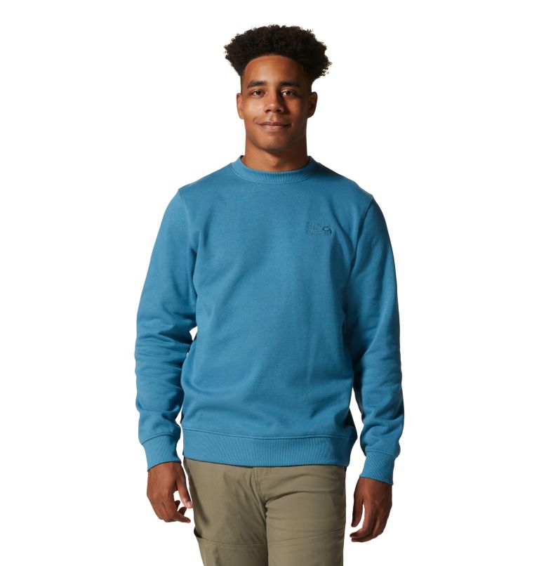 Chandail à col rond MHW Logo Homme, Color: Caspian, image 1