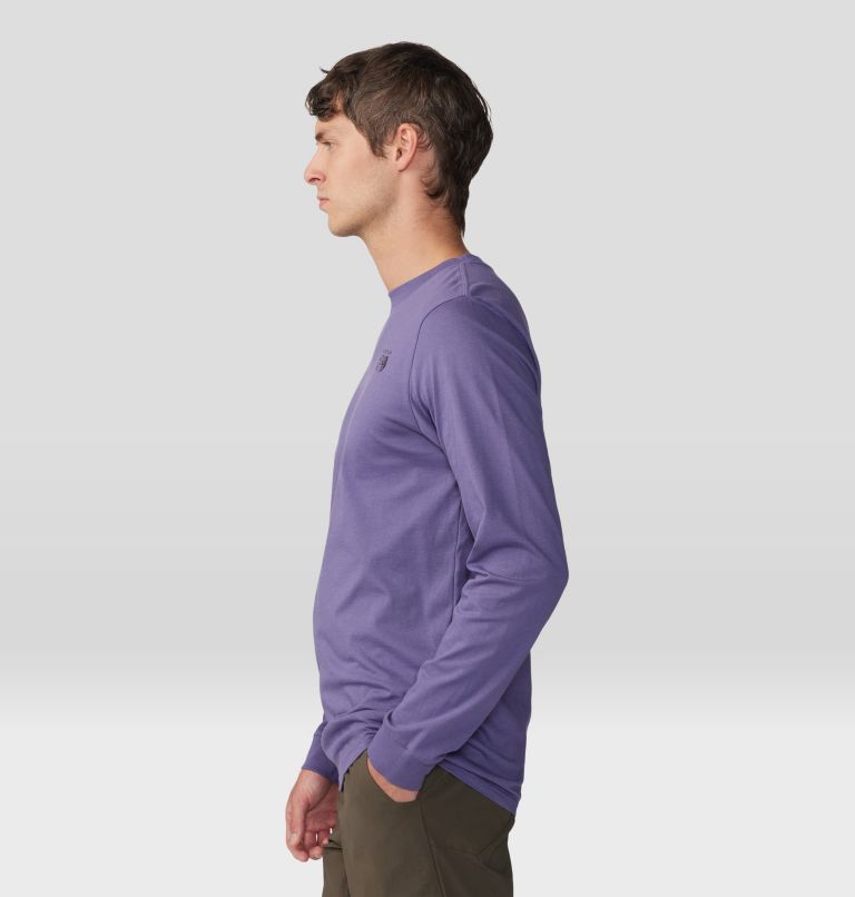 Men's MHW Back Logo Long Sleeve, Color: Allium, image 3