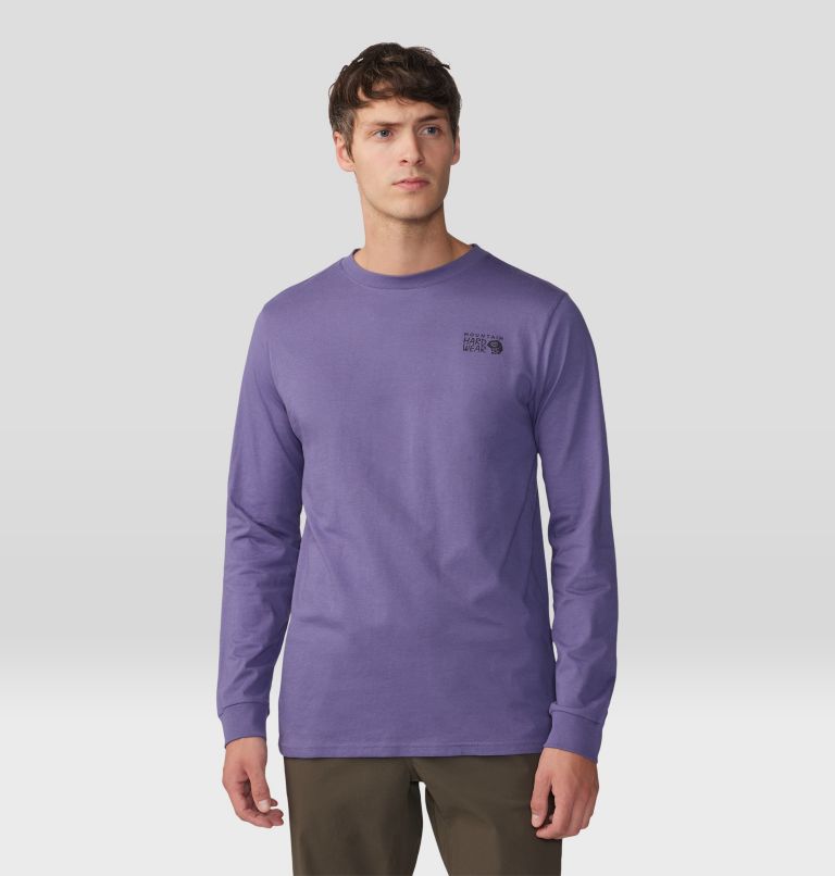 Men's MHW Back Logo Long Sleeve, Color: Allium, image 1